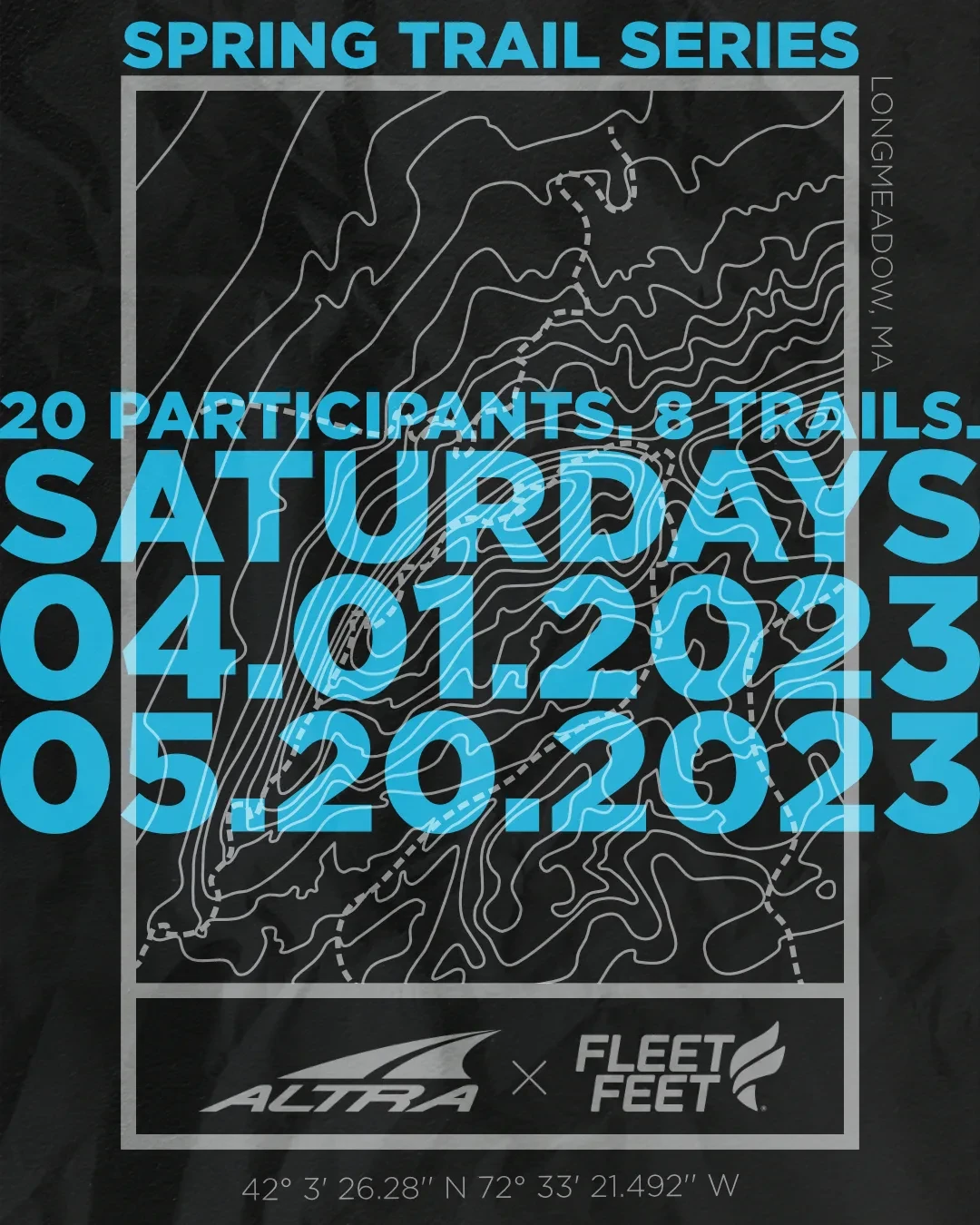 Fleet Feet trail running series event announcement